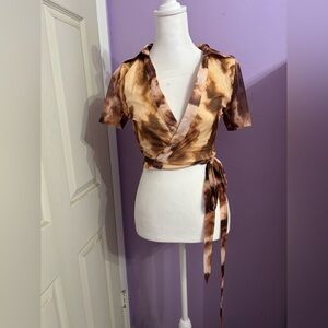 West of Melrose Wrap Blouse